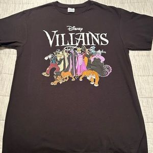 Disney Villains T-Shirt Size M. New W/O Tags